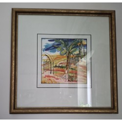 Jerusalem Scene by Yehuda Chaki